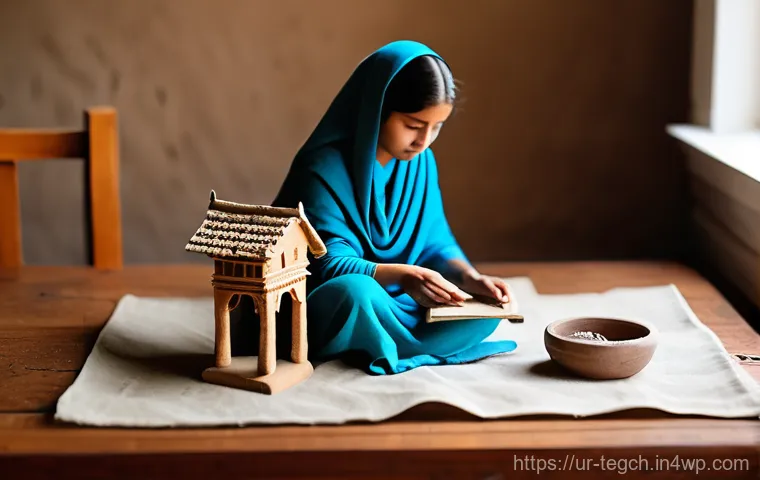 홈스쿨링을 위한 예술 및 창의적 활동 - Two children, a boy and a girl aged around 9 and 11, are collaboratively creating a mixed-media art ...